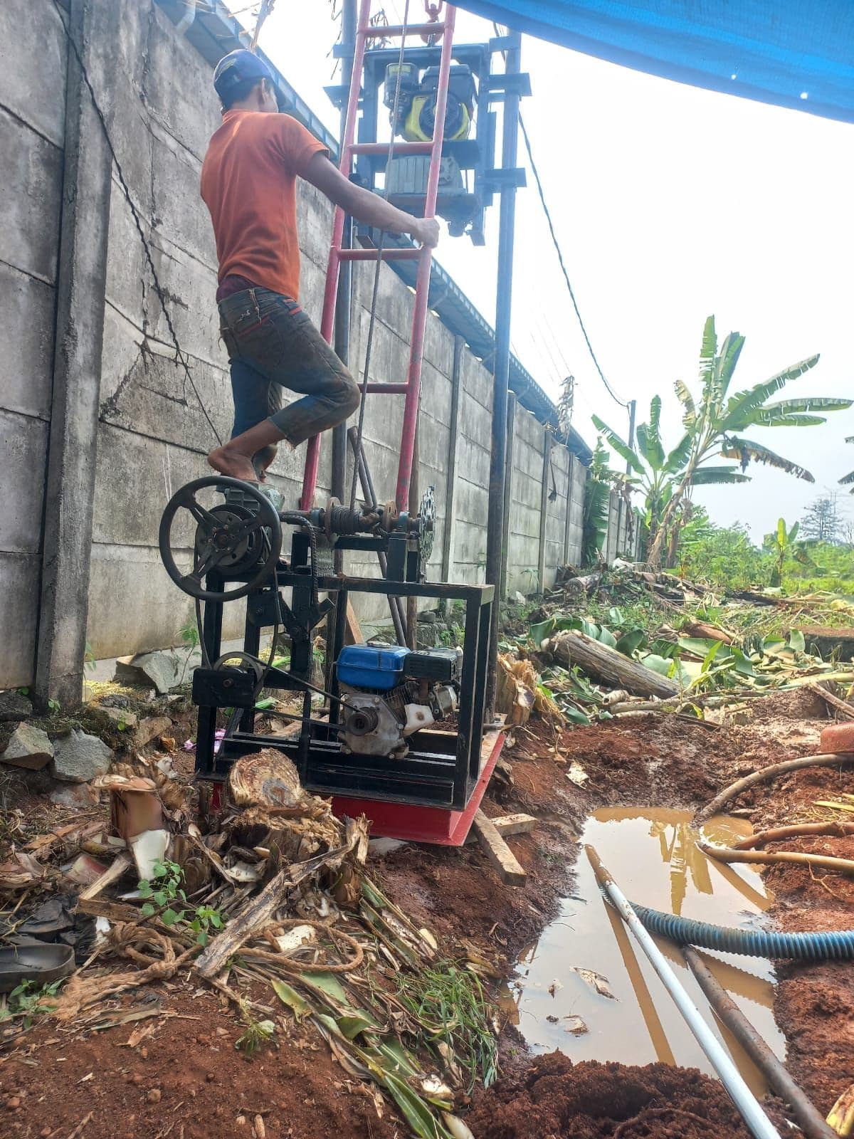 Pembuatan sumur bor